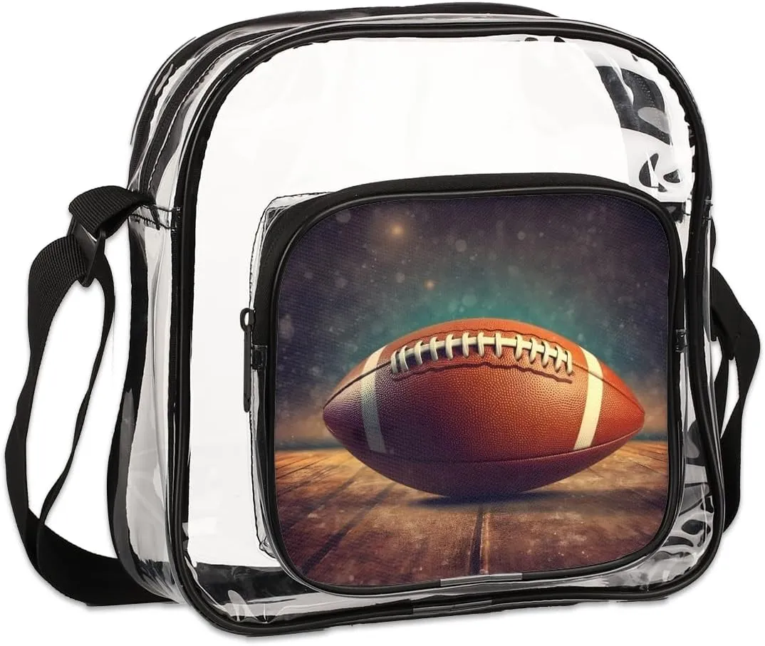 Clear Crossbody Purse Bag Clear Messenger Shoulder Bags See Through Transparent Purse