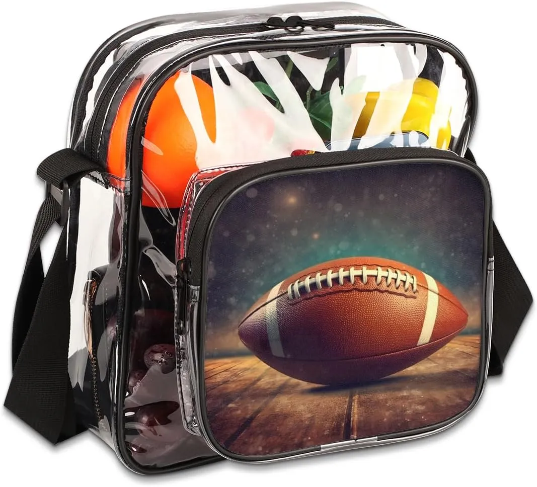 Clear Crossbody Purse Bag Clear Messenger Shoulder Bags See Through Transparent Purse