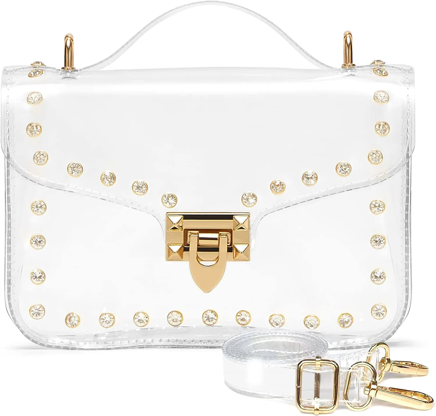 Clear Purses For Women, Small Clear Purse Clear Crossbody Bag Stadium Approved