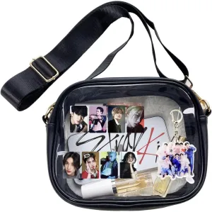 Clear Stadium Bag for Concerts Clear Crossbody Purse for Stray Fans Concert Merch Gift