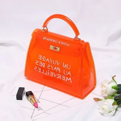 Clear Transparent PVC Shoulder Bags