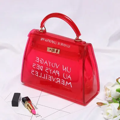 Clear Transparent PVC Shoulder Bags