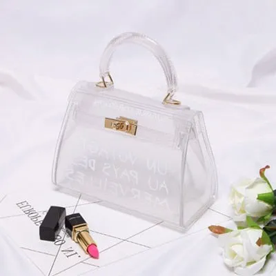 Clear Transparent PVC Shoulder Bags