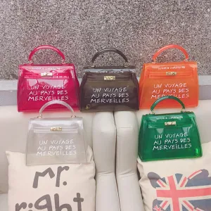 Clear Transparent PVC Shoulder Bags