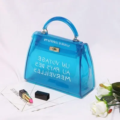 Clear Transparent PVC Shoulder Bags