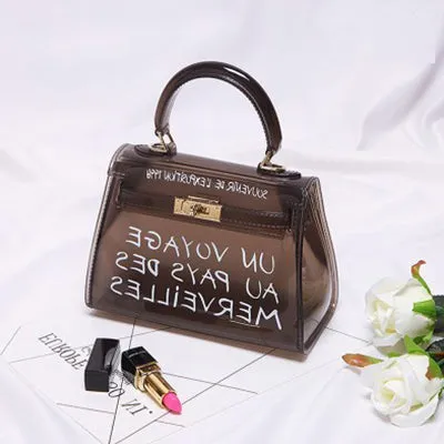 Clear Transparent PVC Shoulder Bags