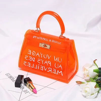 Clear Transparent PVC Shoulder Bags