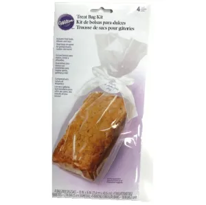 Clear Treat Bag, 10'' x 16'' | 4ct
