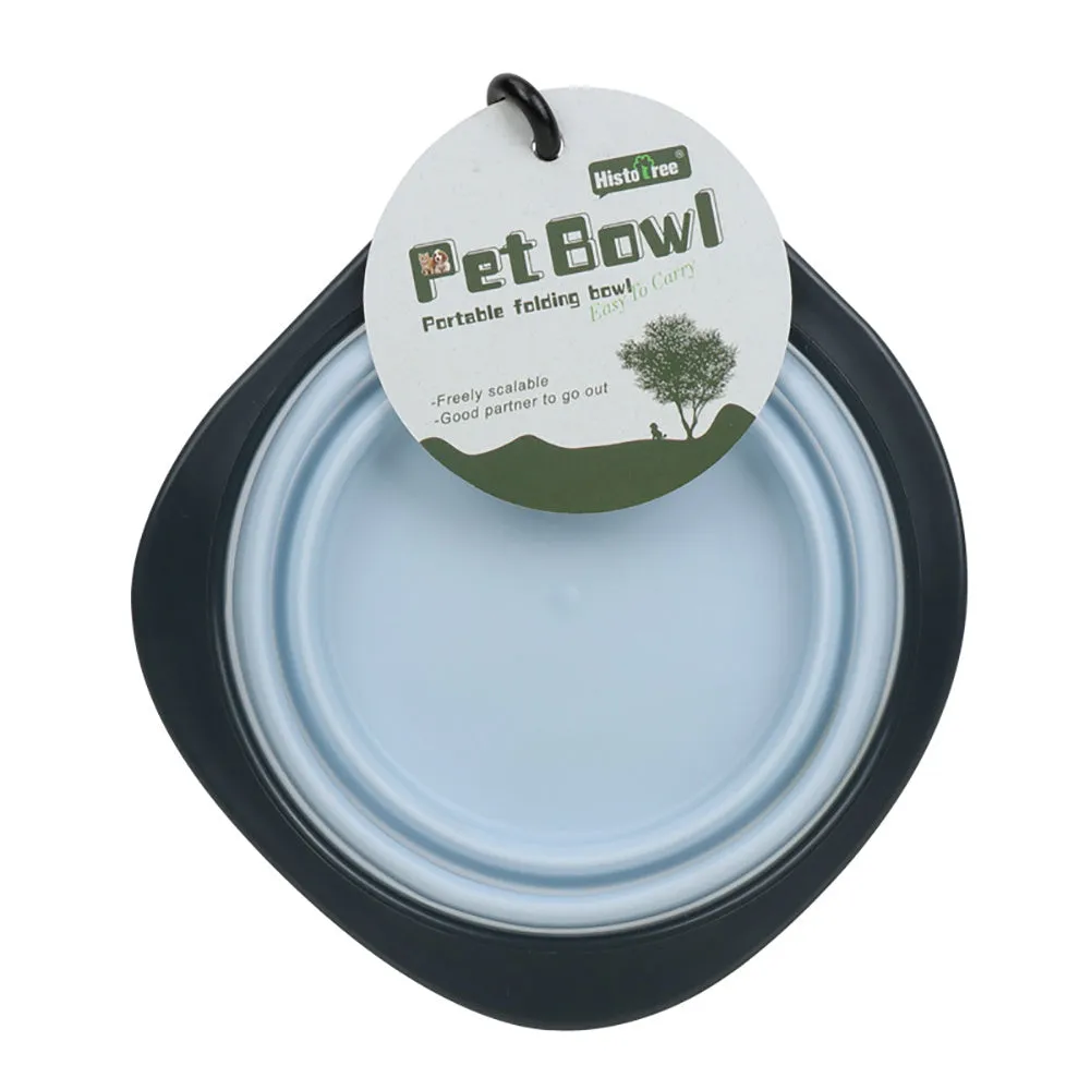 Collapsible Silicone Dog Bowl – Portable Travel Bowl for Pets