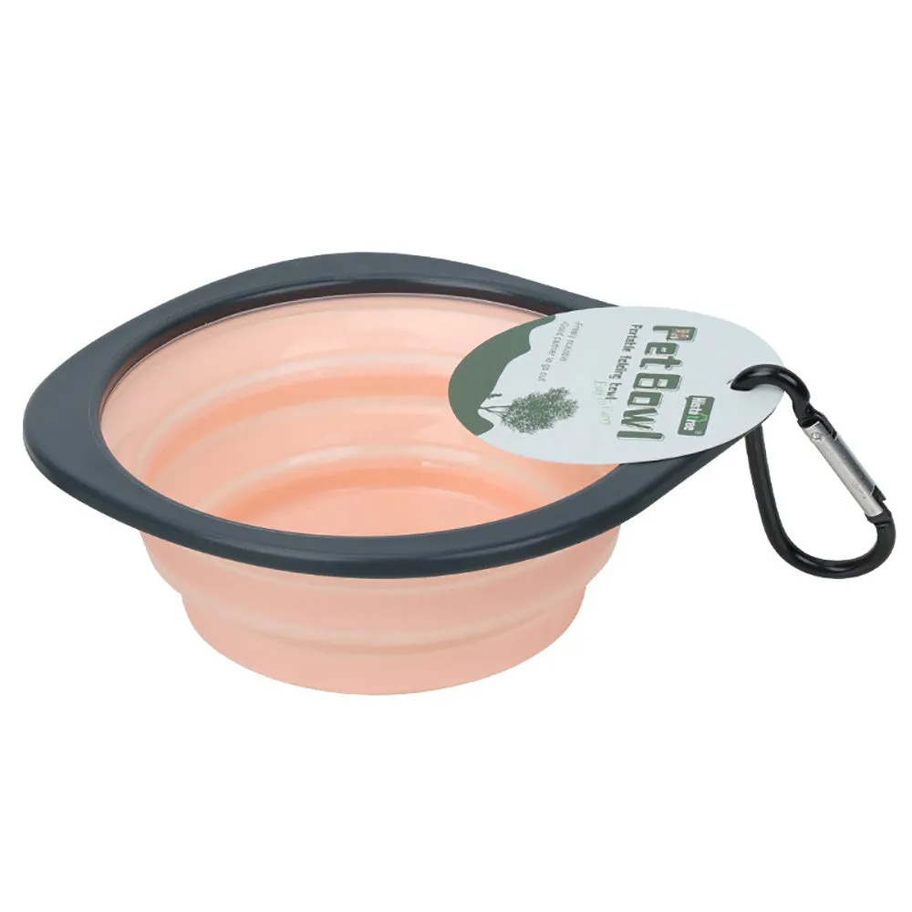 Collapsible Silicone Dog Bowl – Portable Travel Bowl for Pets