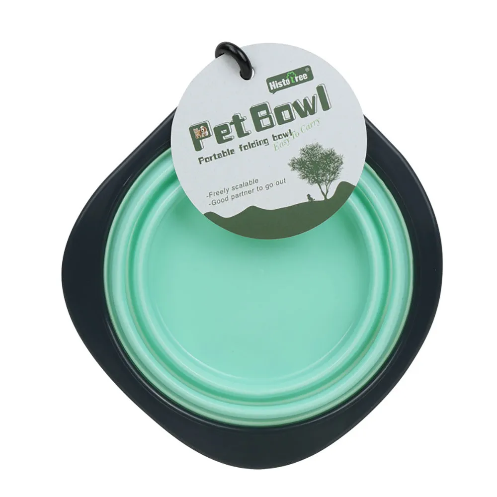 Collapsible Silicone Dog Bowl – Portable Travel Bowl for Pets