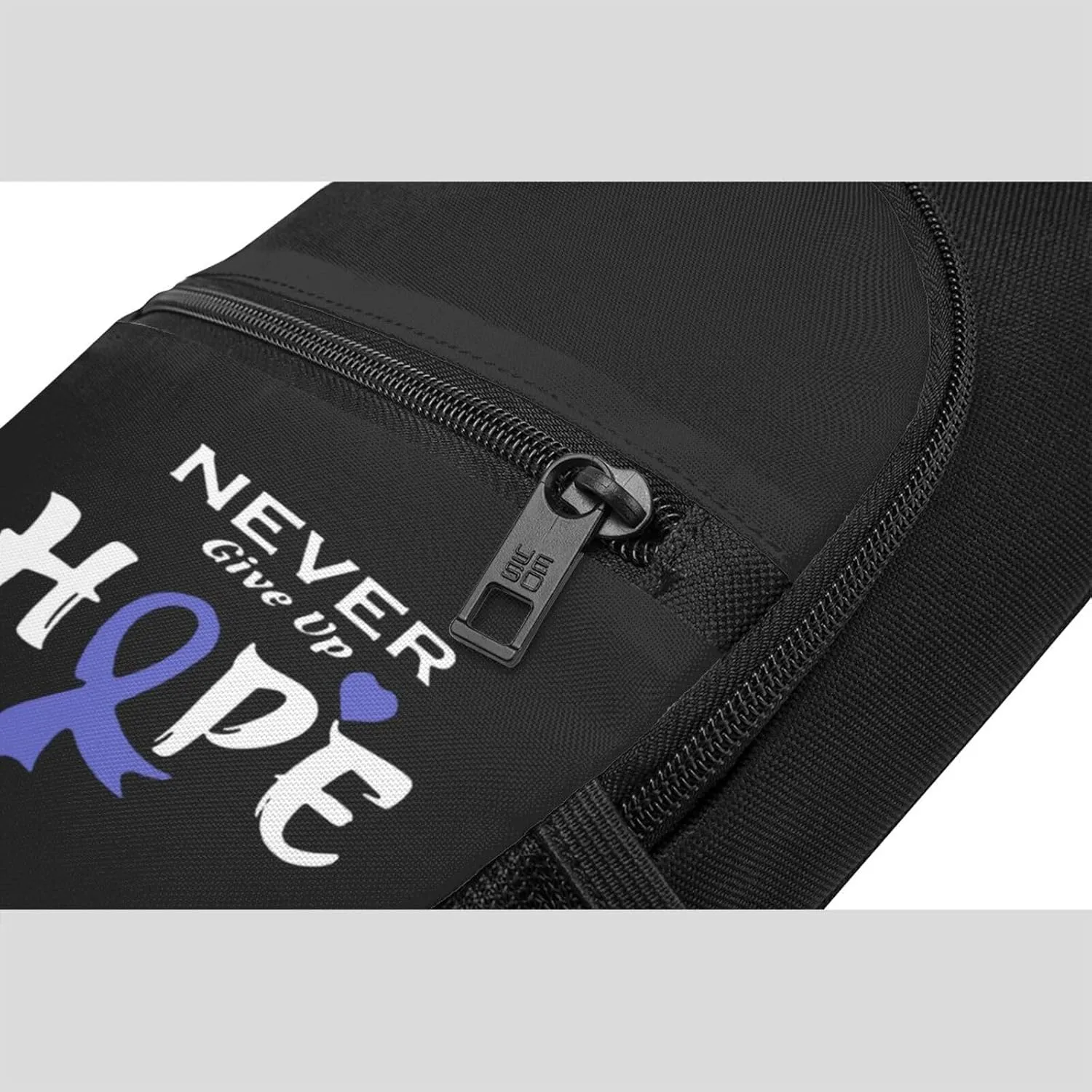 Colon Cancer Awareness Shoulder Bag Adjustable Leisure Travel Crossbody Shoulder Bag Unisex