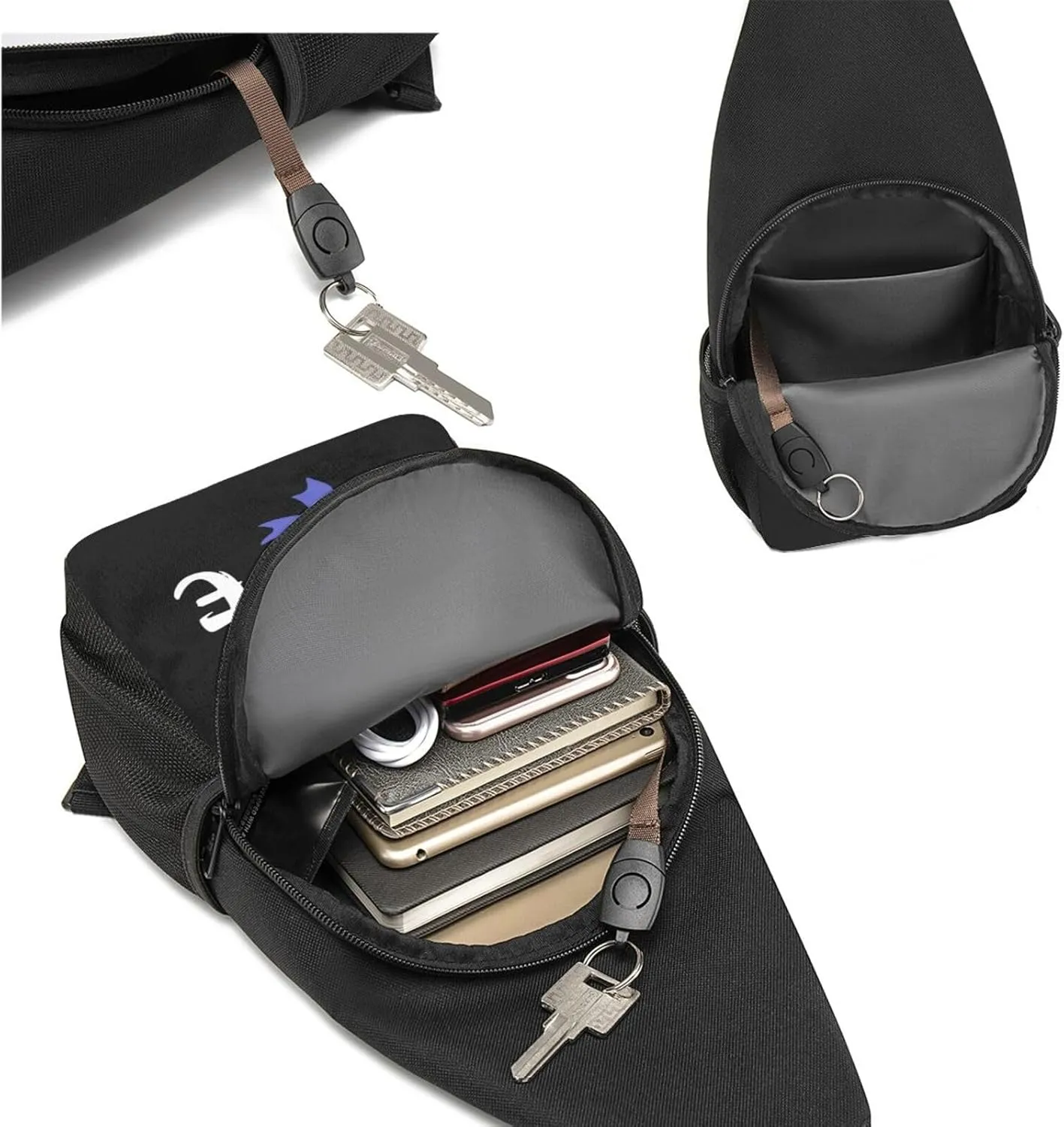 Colon Cancer Awareness Shoulder Bag Adjustable Leisure Travel Crossbody Shoulder Bag Unisex
