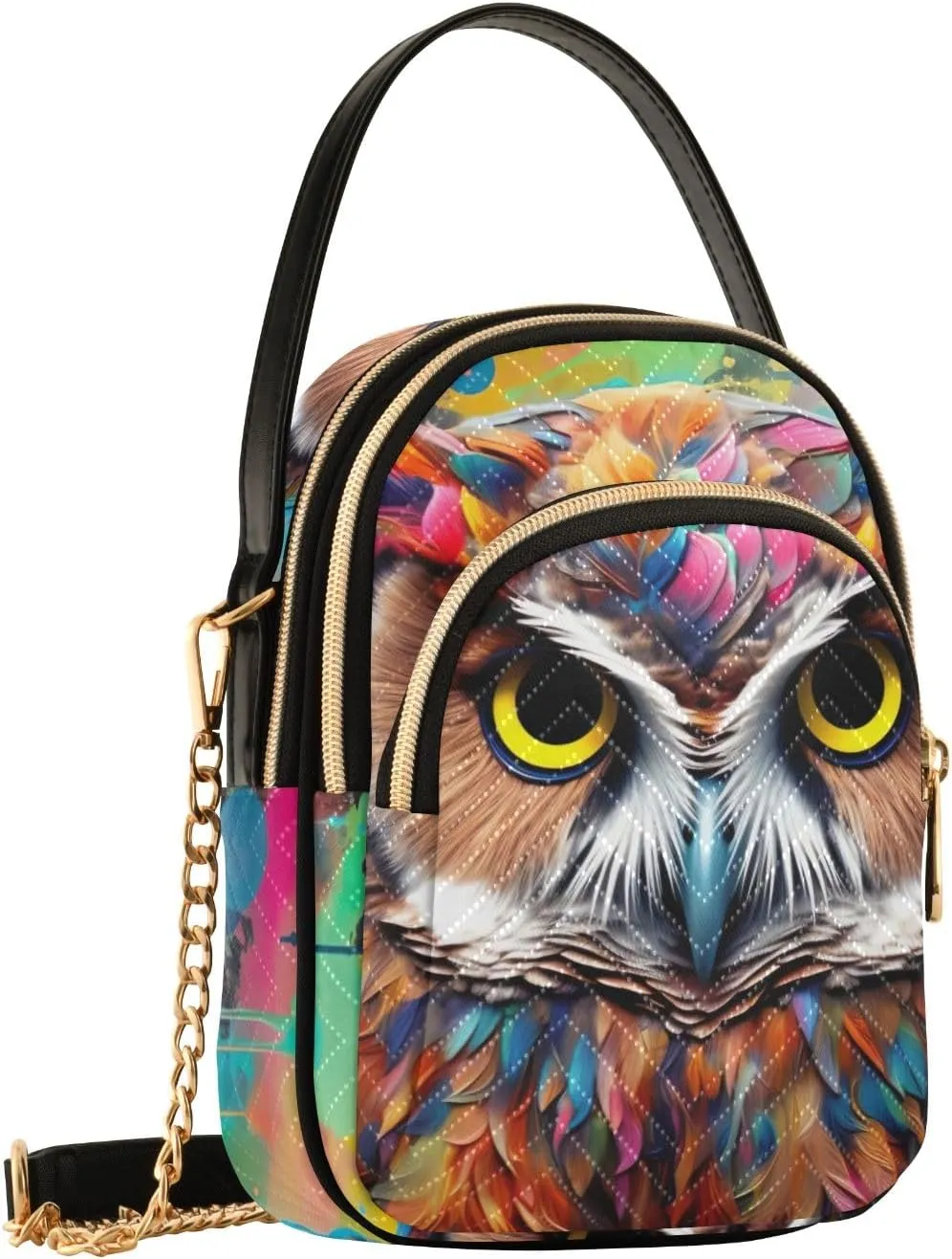 Colorful Mandala Lion Head Stylish Crossbody Bags for Women Handbags for Women