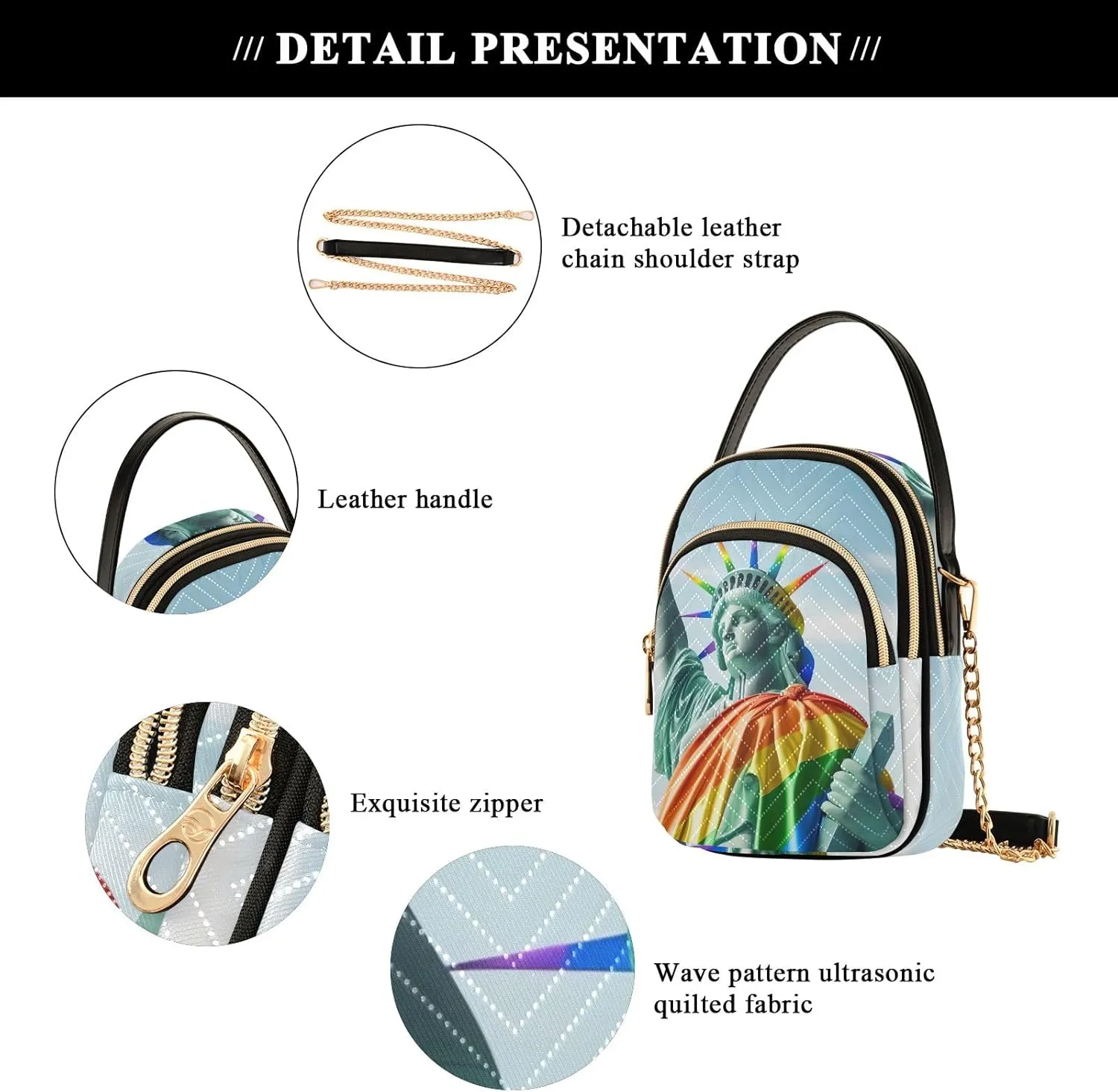 Colorful Mandala Lion Head Stylish Crossbody Bags for Women Handbags for Women