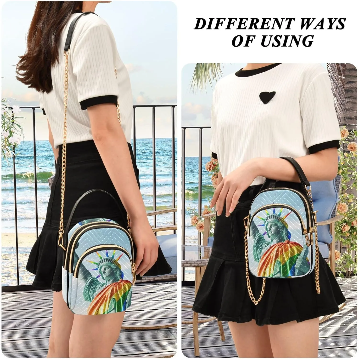 Colorful Mandala Lion Head Stylish Crossbody Bags for Women Handbags for Women