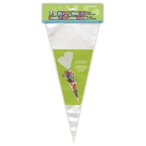 Cone Cello Bags 25pk Clear 38cm x 16.5cm (15" x 6.5")