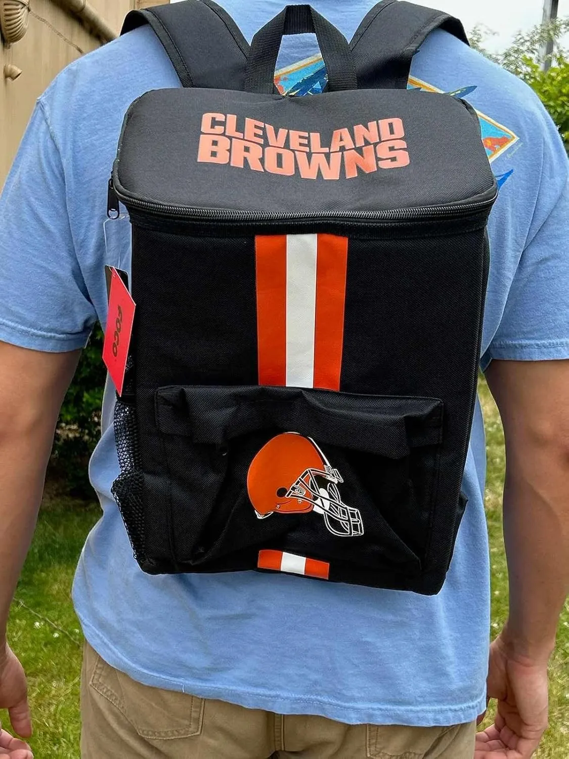 Cooler Backpack – Portable Soft Sided Ice Chest – Insulated Bag Holds 36 Cans - Football Gear – Show Your Team Spirit with Officially Licensed Fan Gear