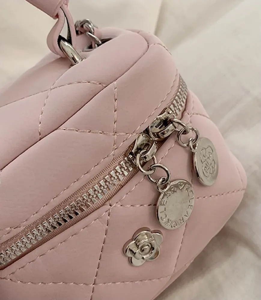 Coquette Mini Crossbody Bags for Women Chain Strap Quilted Handbag Mini Bag Purse Small Bag Coquette Stuff