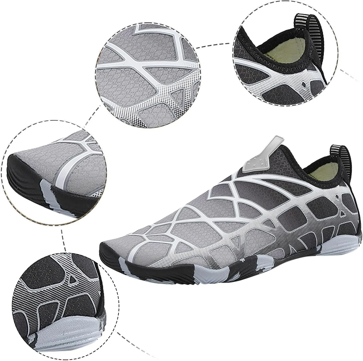 Couples Walking Outdoor Sports Non Slip Beach Fishing Shoes Men's and Women's Mountaineering Sneaker Boots for Women