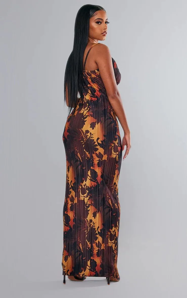 Cowl Neck Dress Sexy Strap Shoulder Pleated Maxi Dresses Summer Wedding Guest Dresses for Women