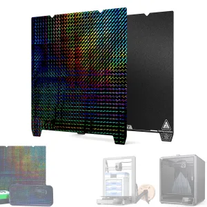 Creality K1 Max Double-sided Printing “Phantom” Platform 315*310mm (Glossy PET   Coated PEI), Without soft magnetic sticker, 3D Printer Platform for Ender-3 V3 Plus/CR-10 Smart/Pro/Ender-3 Max/Max Neo