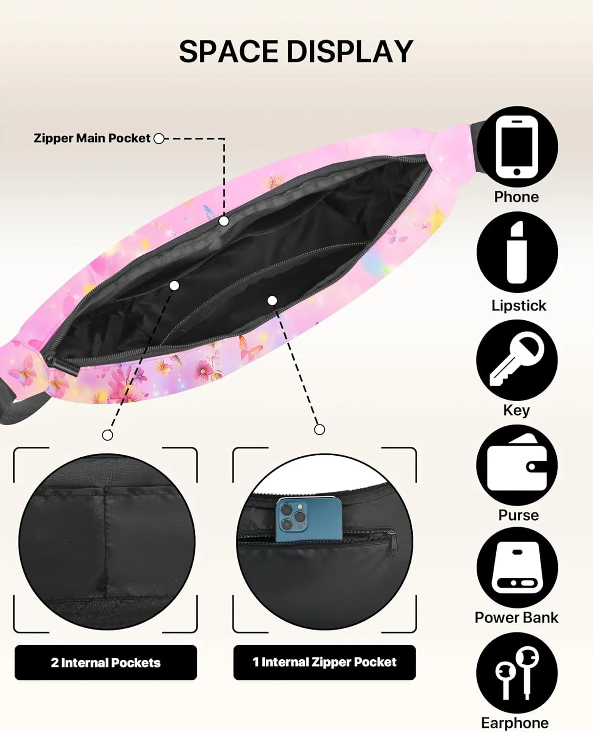 Crescent Bag Crossbody Purse for Women Crossbody Bag Shoulder Bags Travel Outdoor