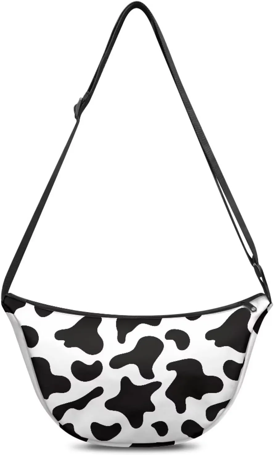 Crescent Shoulder Bags with Inside Pockets for Ladies Men Daily Use