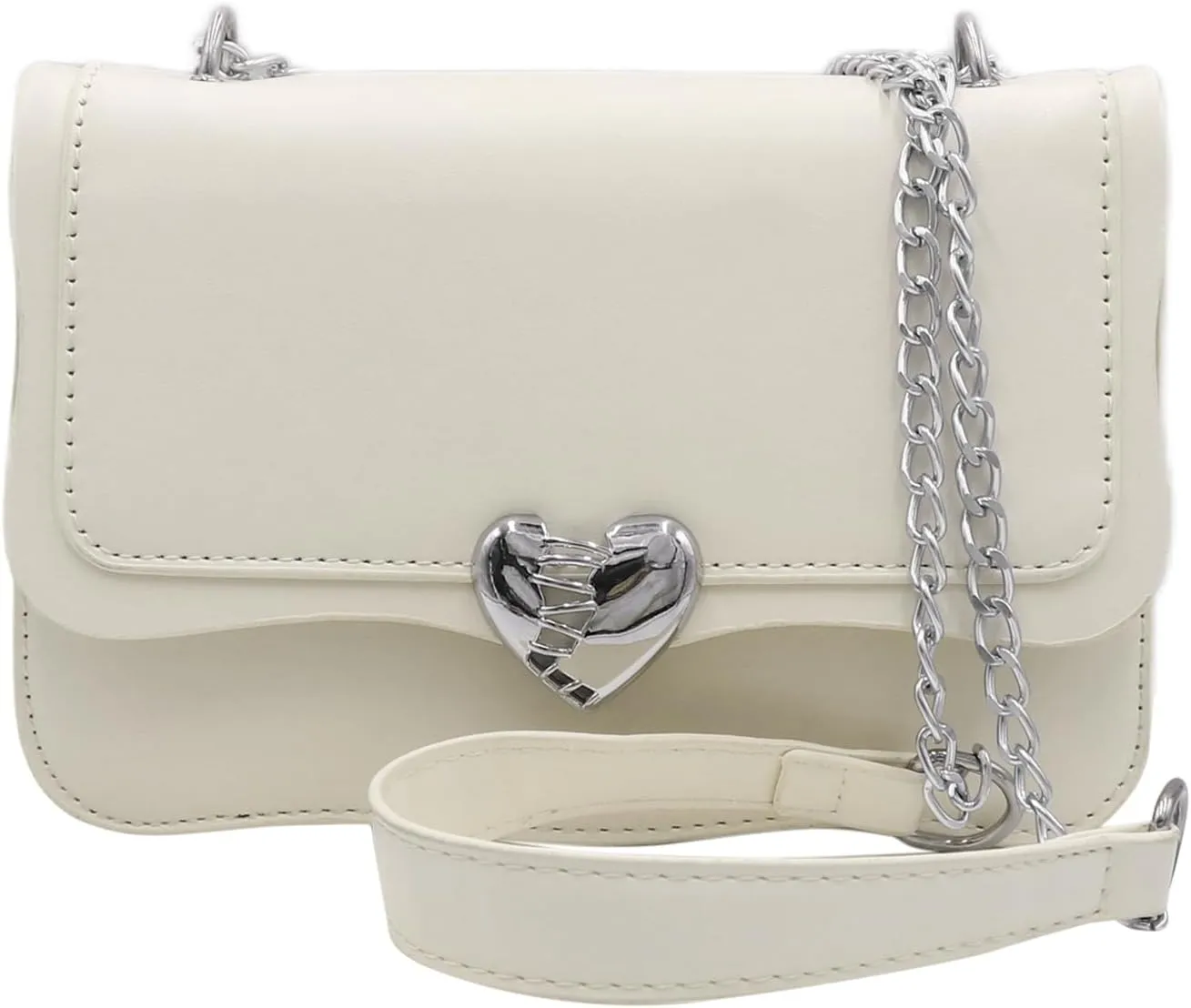 Crossbody Bag for Women Girls Trendy Shoulder Bag Handbags Love Heart Cross Body Purse