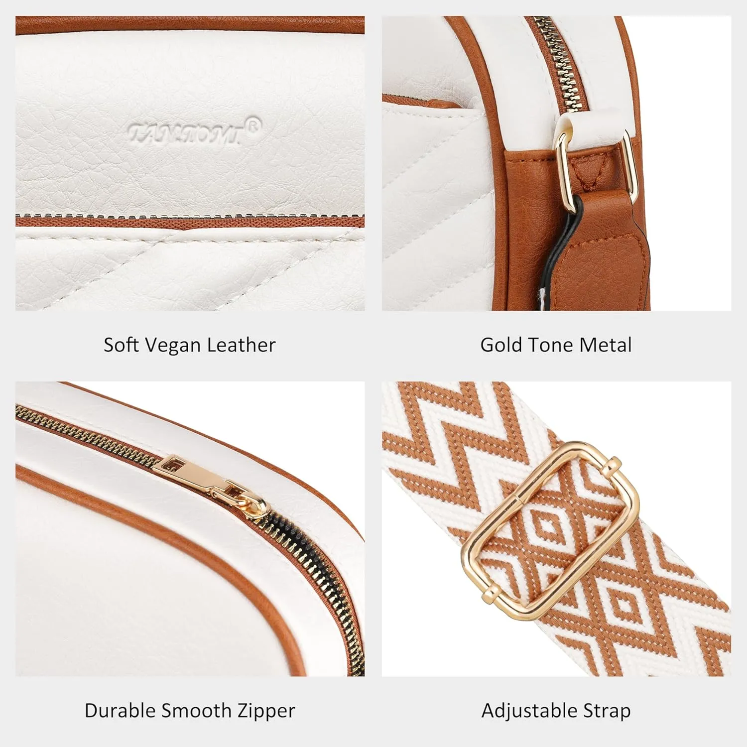 Crossbody Bags for Women Purses for Women Vegan Leather crossbody purse Handbags with Ajustable Strap