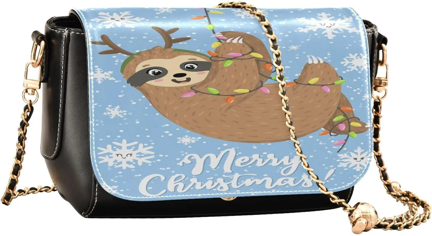 Crossbody Bags for Women Trendy Women's Black Shoulder Bag Small PU Leather Flap Cross Body Bag Handbags