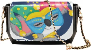 Crossbody Bags for Women Trendy Women's Black Shoulder Bag Small PU Leather Flap Cross Body Bag Handbags