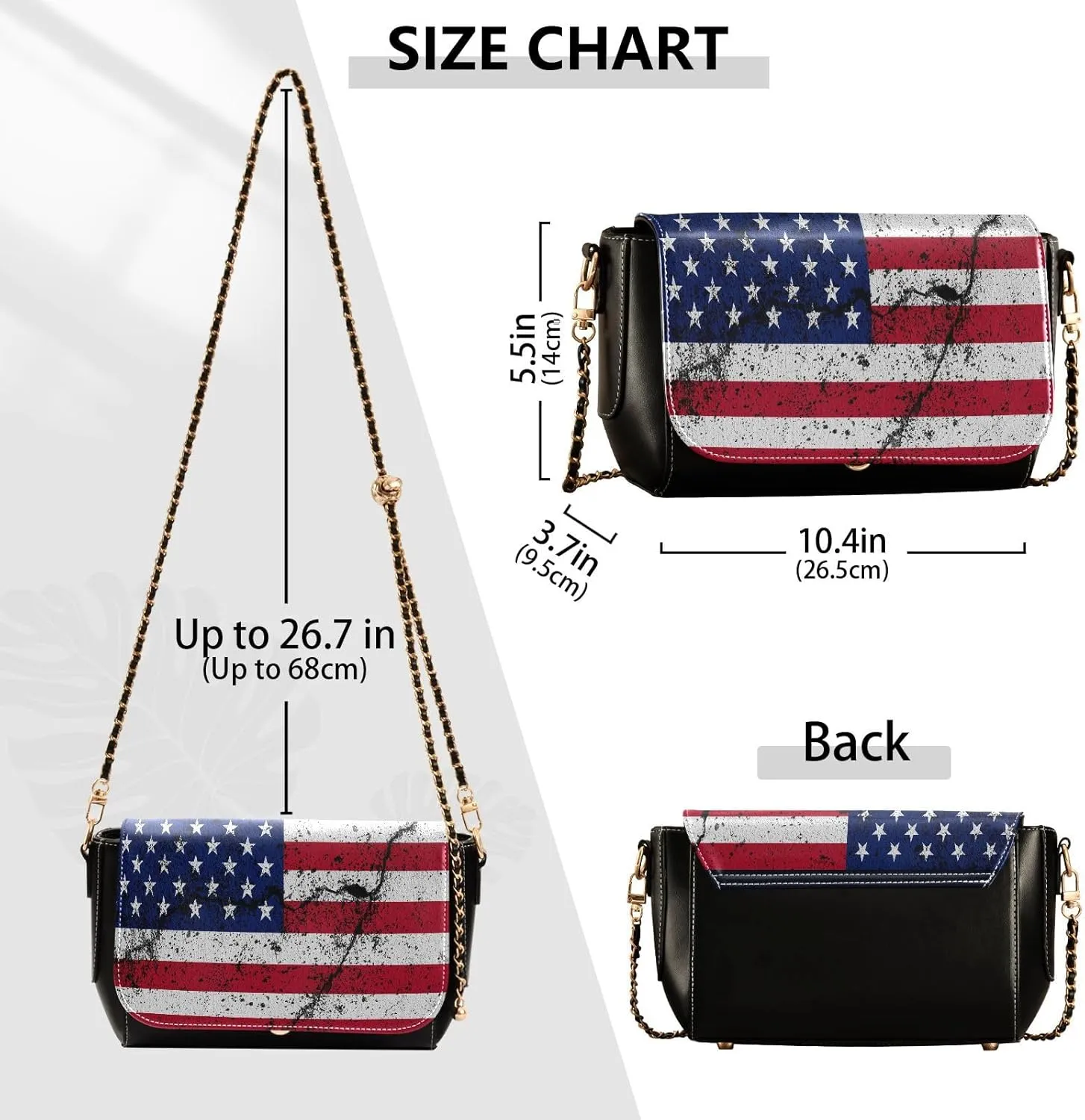 Crossbody Bags for Women Trendy Women's Black Shoulder Bag Small PU Leather Flap Cross Body Bag Handbags