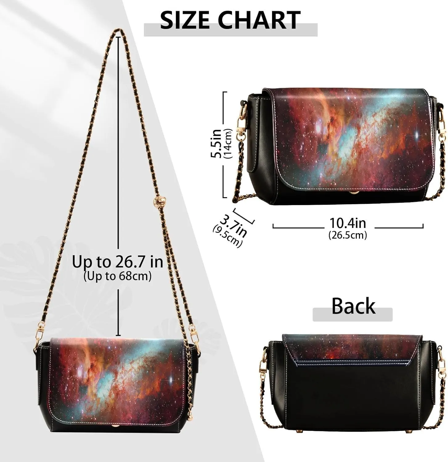 Crossbody Bags for Women Trendy Women's Black Shoulder Bag Small PU Leather Flap Cross Body Bag Handbags