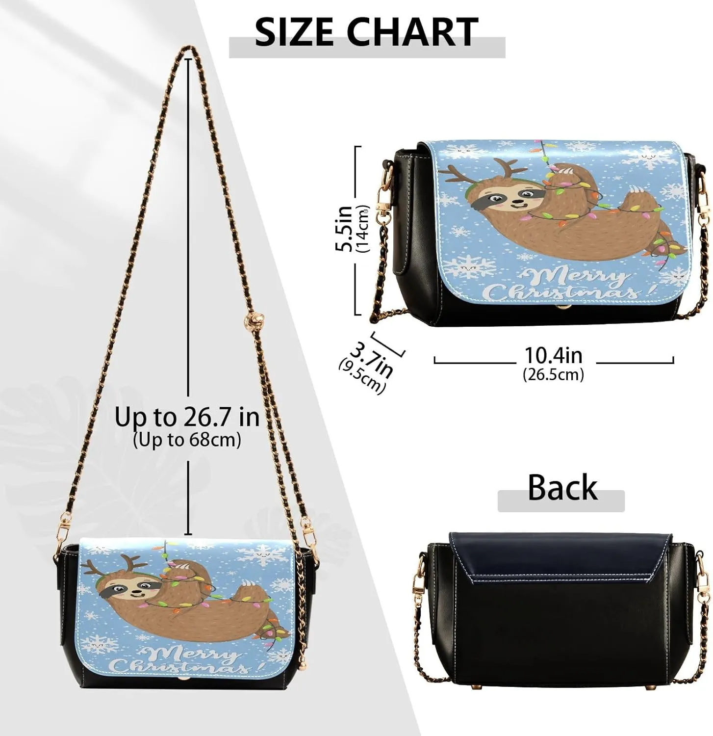 Crossbody Bags for Women Trendy Women's Black Shoulder Bag Small PU Leather Flap Cross Body Bag Handbags