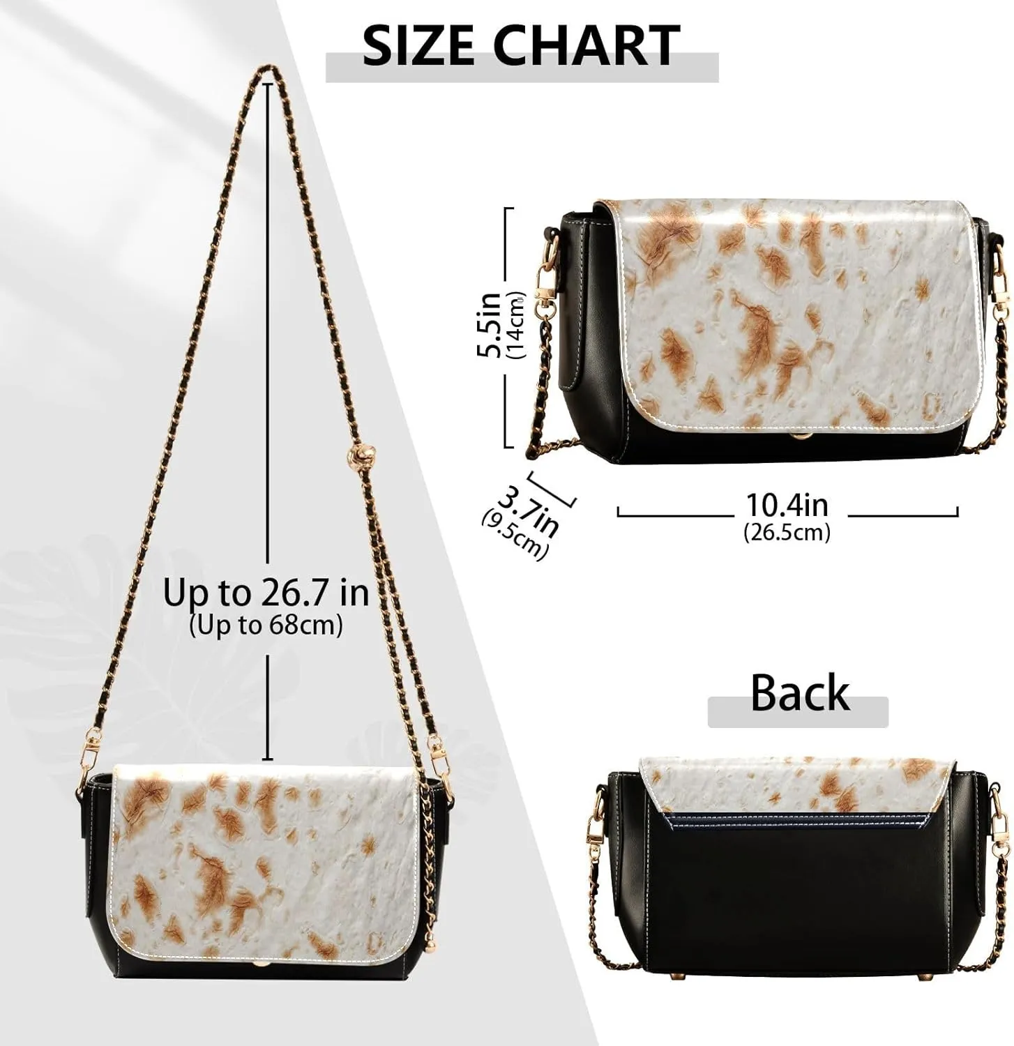 Crossbody Bags for Women Trendy Women's Black Shoulder Bag Small PU Leather Flap Cross Body Bag Handbags
