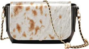 Crossbody Bags for Women Trendy Women's Black Shoulder Bag Small PU Leather Flap Cross Body Bag Handbags