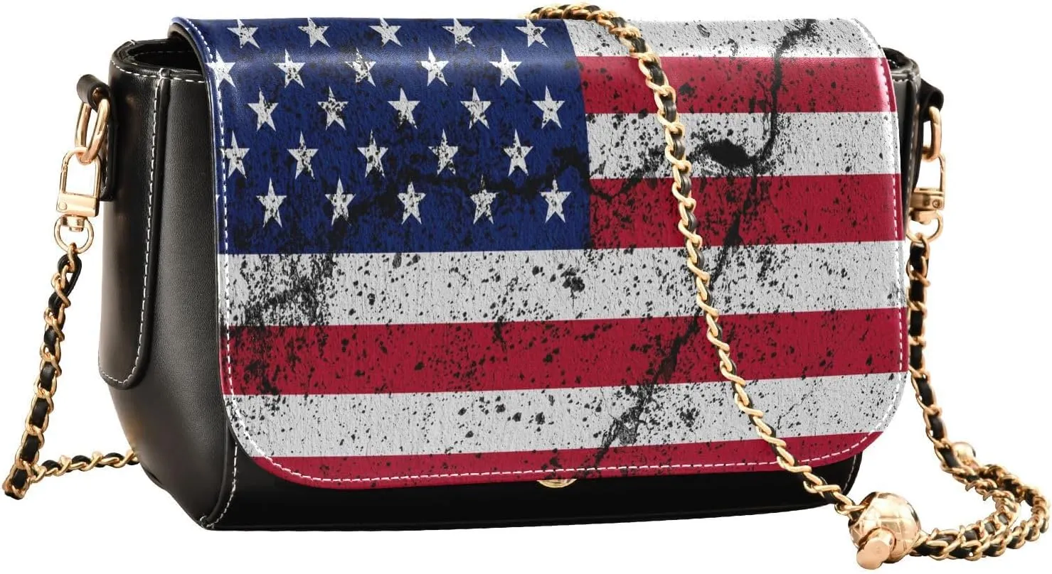 Crossbody Bags for Women Trendy Women's Black Shoulder Bag Small PU Leather Flap Cross Body Bag Handbags