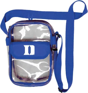 Crossbody Clear Bag 10 Inch Pouch for Valuables - Games, Graduations, Concerts – NCAA Stadium Approved