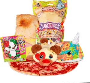 Cutetitos Pizzaitos - Surprise Stuffed Animals - Collectible Pizza Plush - Ages 3  - Series 5