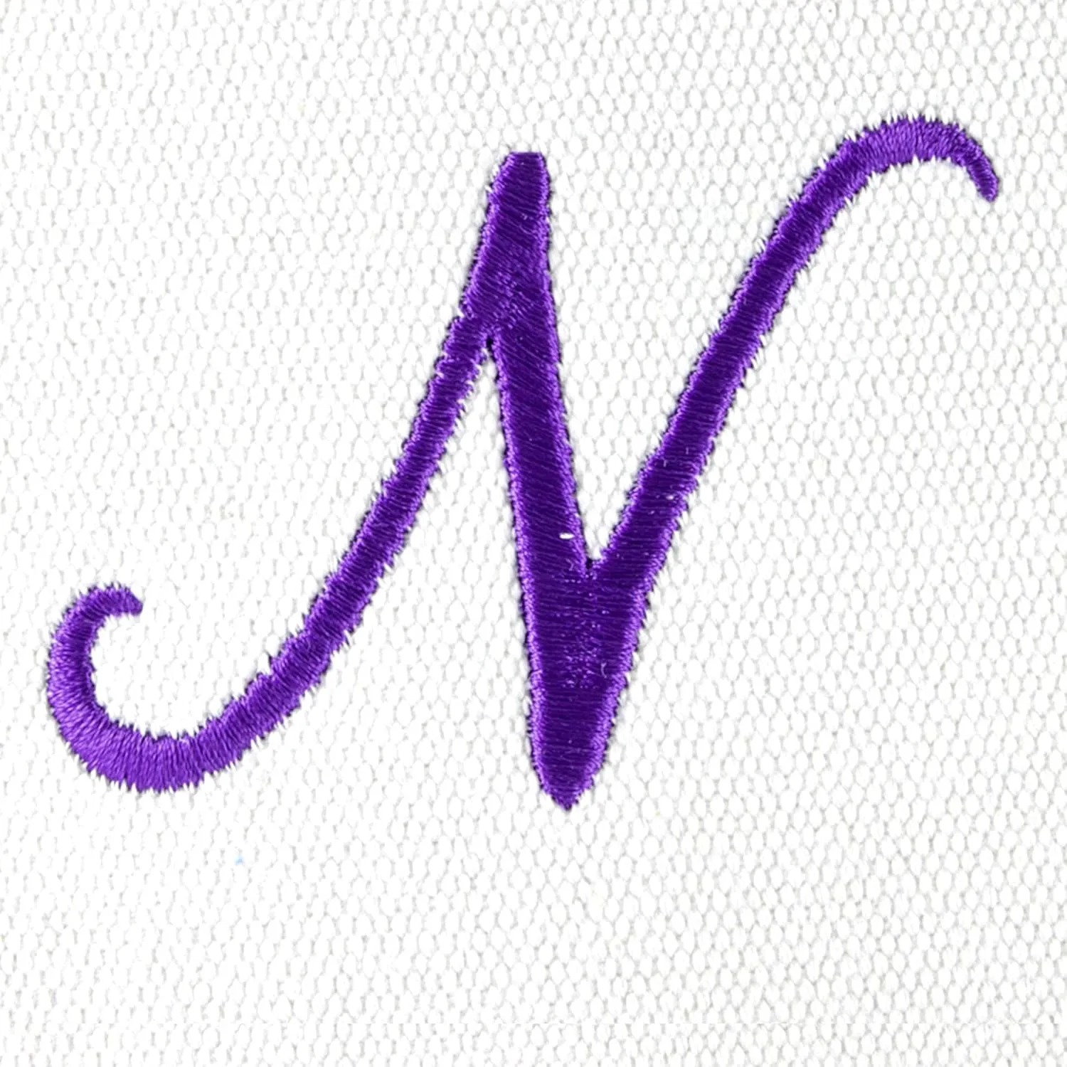 DALIX Monogrammed Beach Bag and Totes for Women Personalized Gifts Purple A - Z