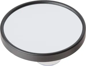 Danielle Creations 6-Inch Suction Cup Makeup Mirror, 10X Magnification, Black (Pack of 2)