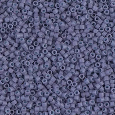DB 799, Dyed Matte Opaque Dark Lavender - Miyuki Delica Beads - Size 11 - 5 grams - Japanese Cylinder Seed Beads - Retail & Wholesale