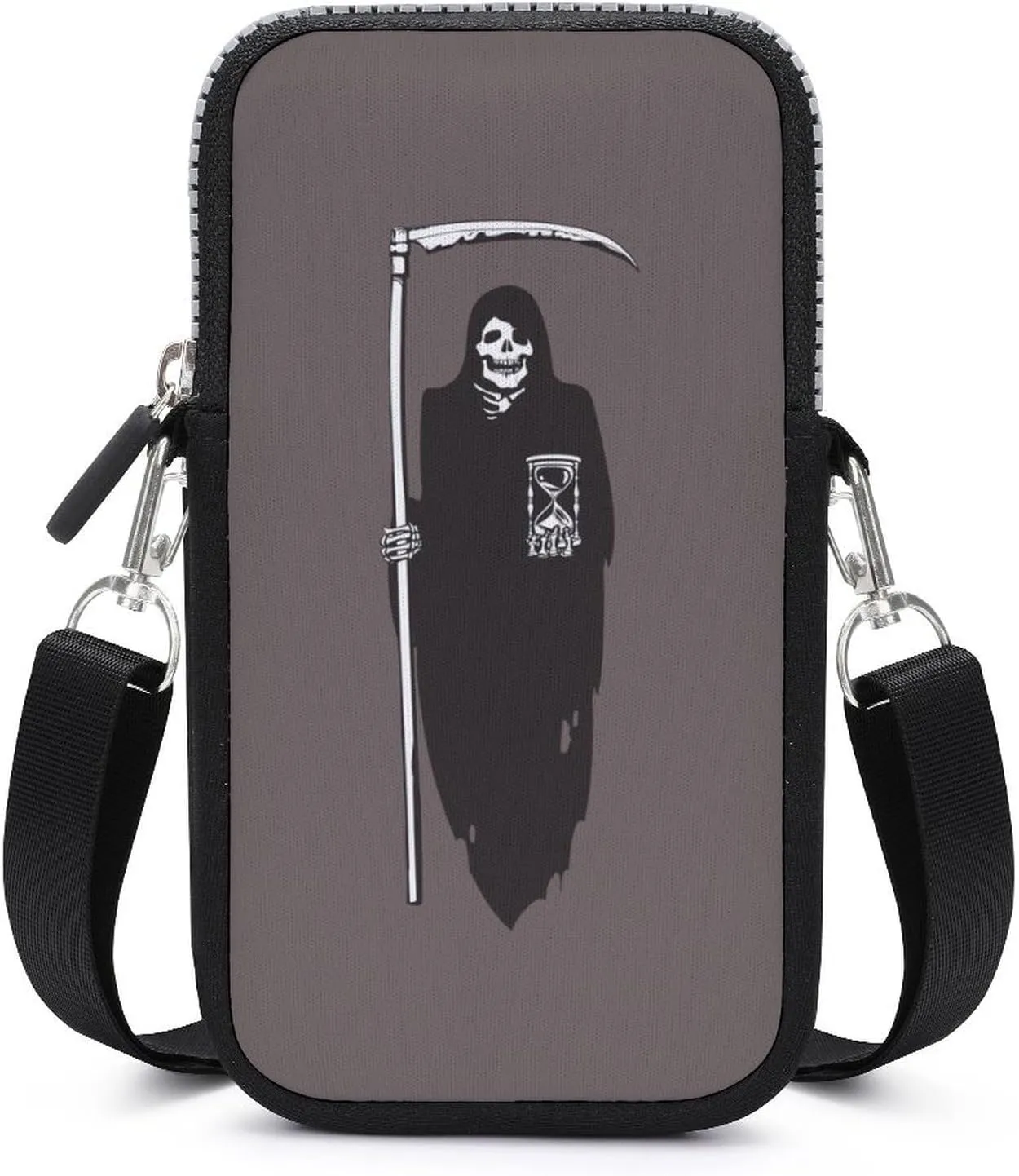 Death Scythe Grim Reaper Phone Bag Waterproof Phone Crossbody Bag Purse Mini Smartphone Wallet Bag