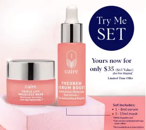 Defiance Science Try Me Glowmaker Duo: Serum 8mL | 0.27oz   Mask 15mL | 0.5oz