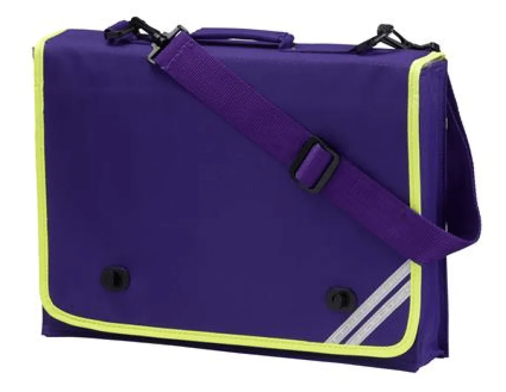 Deluxe Junior Document Bag with Hi-Vis Reflective Safety Trim  (2734)