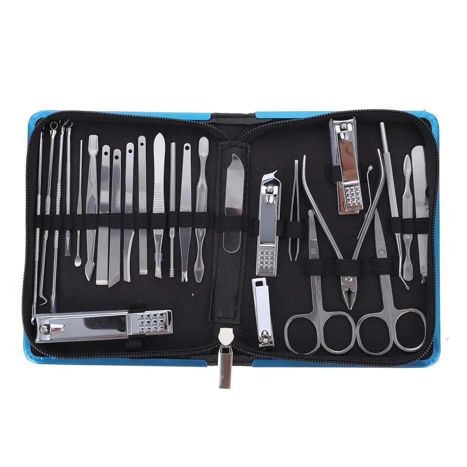 Didiseaon 26pcs Manicure Tools Kit Portable Nail Clipper Pedicure Set Nail Clippers for Women Men Complete Grooming Tools for Face Hand Foot