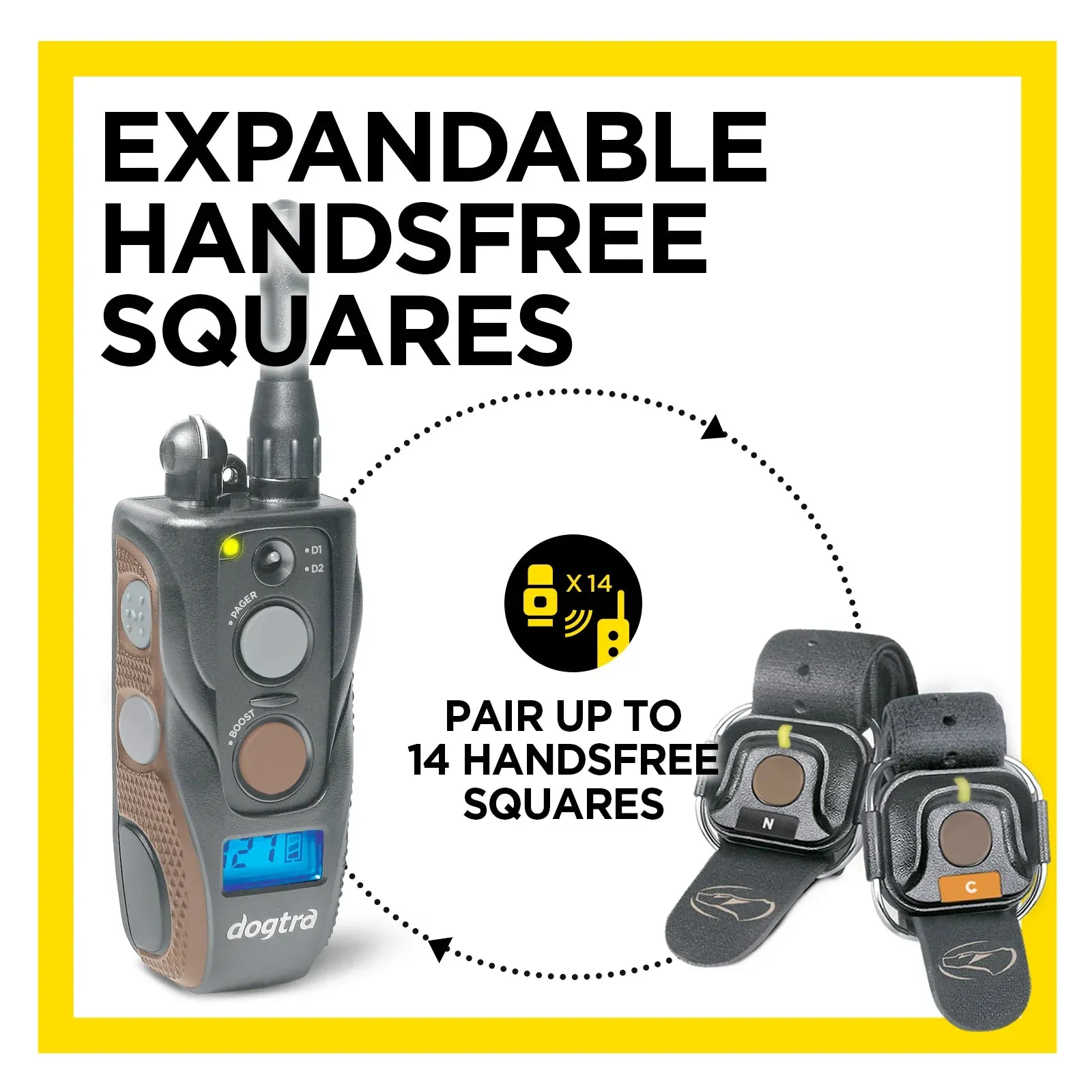 Dogtra ARC HANDSFREE Plus Boost and Lock Remote Dog Training E-Collar | Waterproof