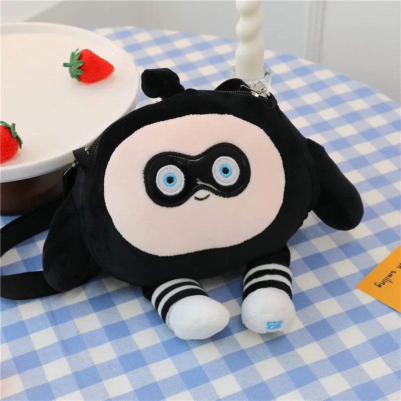 Doll Cartoon Heart Egg Puff Party Crossbody Bags