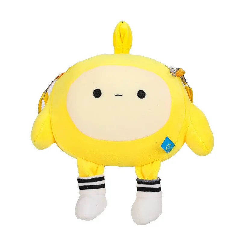 Doll Cartoon Heart Egg Puff Party Crossbody Bags